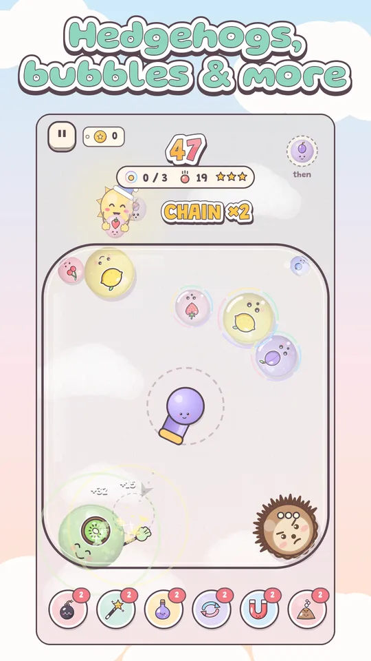 Hedgehogs and bubbles